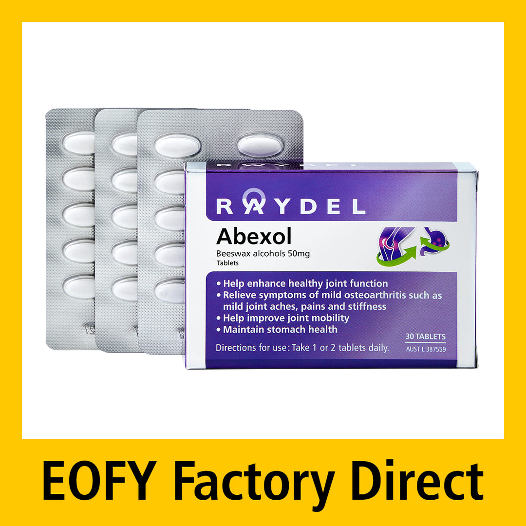 Abexol 蜂蜡醇 50毫克 30片